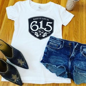 615 Tennessee Nashville T shirt Tee Men’s and Women’s